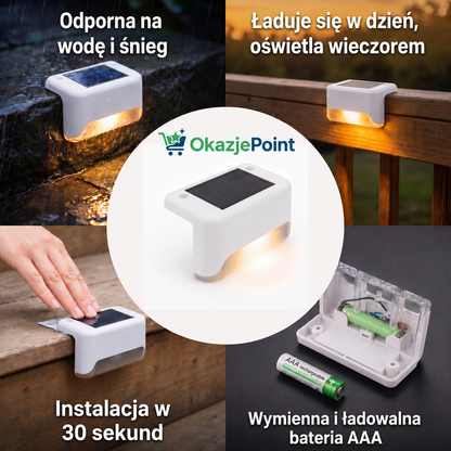 Zewnętrzna lampa solarna