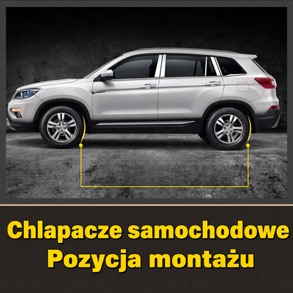 Chlapacze z logo samochodu – 4 sztuki