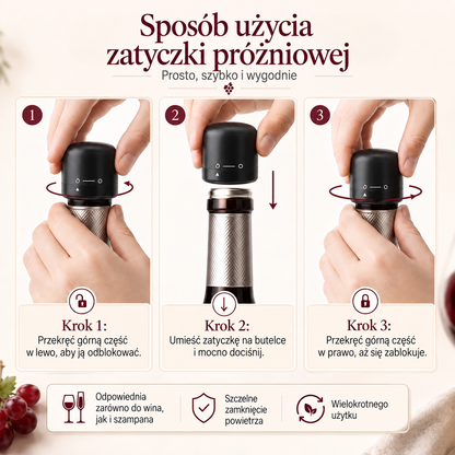 Korek do Butelek Wina i Szampana