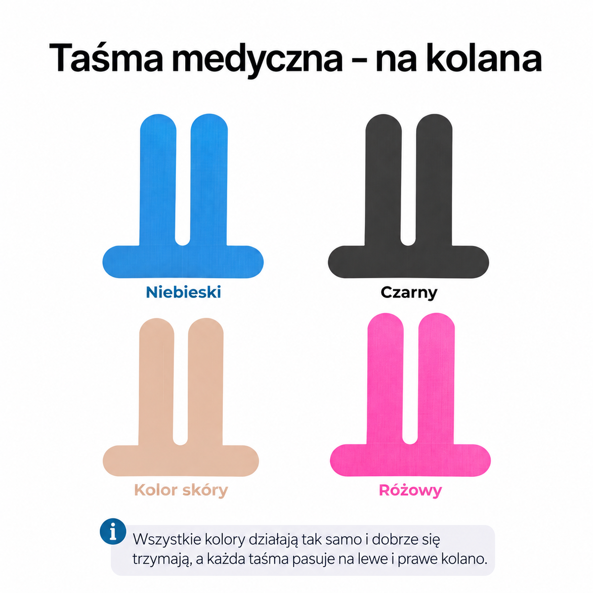 Taśma Korekcyjna na Staw Kolanowy - Poruszaj się znów pewnie, bez ciągłego myślenia o kolanie