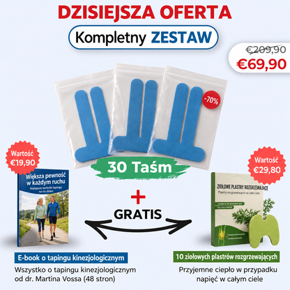 Taśma Korekcyjna na Staw Kolanowy - Poruszaj się znów pewnie, bez ciągłego myślenia o kolanie