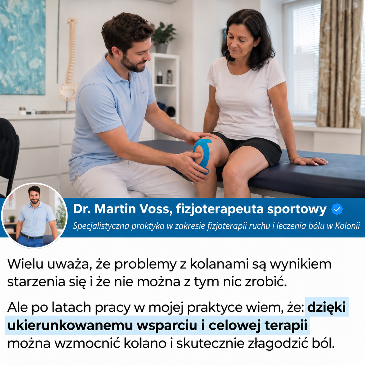 Taśma Korekcyjna na Staw Kolanowy - Poruszaj się znów pewnie, bez ciągłego myślenia o kolanie