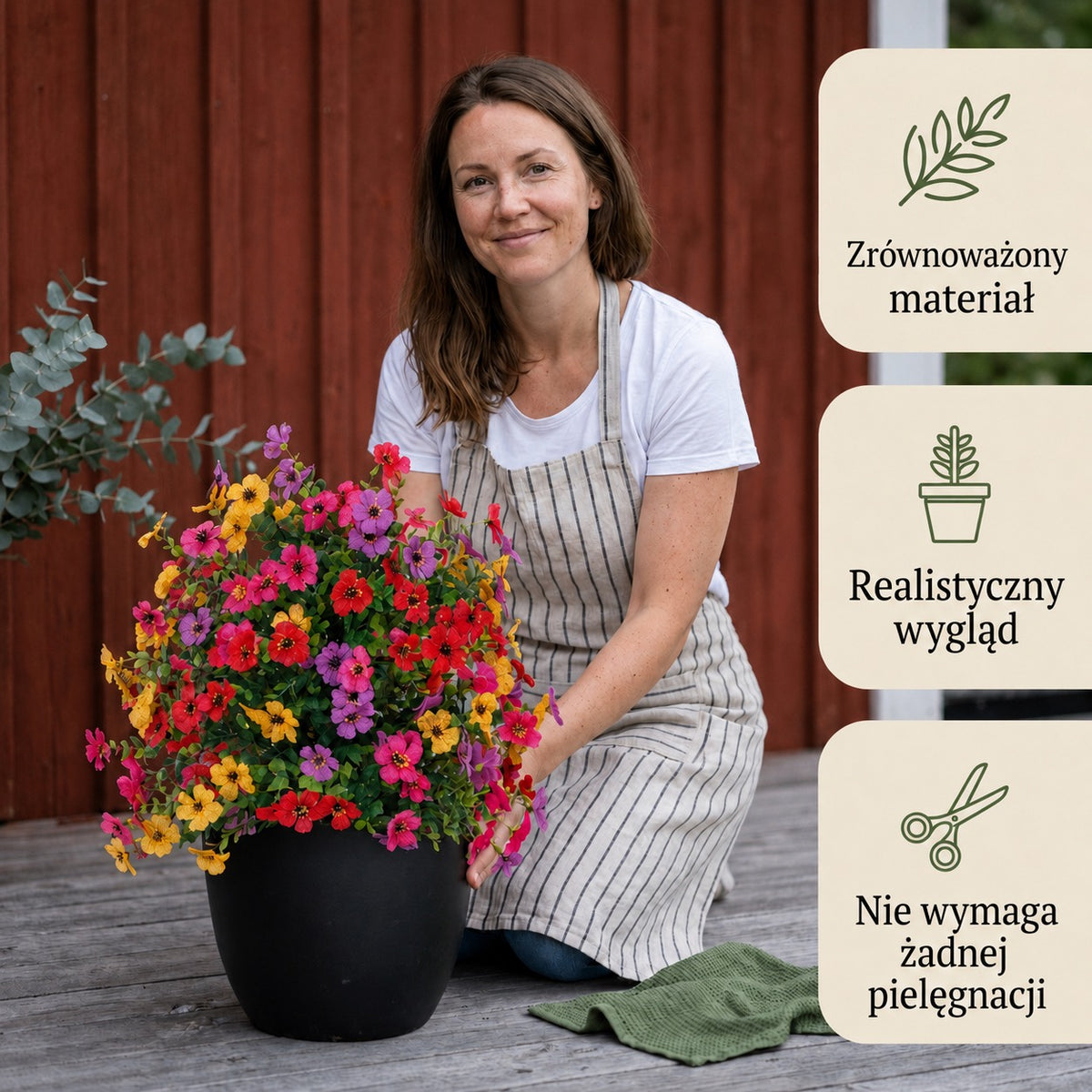 FloraLux - Wysokiej Jakości Sztuczne Kwiaty do Wejścia i na Taras