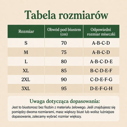 SoftForm Biustonosz - Naturalny kształt bez fiszbin i bez wypełnienia