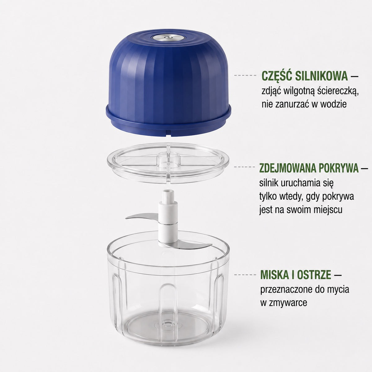 PrepPod – Bezprzewodowy mini rozdrabniacz do czosnku, cebuli i ziół w kilka sekund