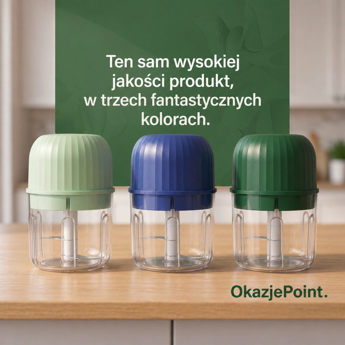 PrepPod – Bezprzewodowy mini rozdrabniacz do czosnku, cebuli i ziół w kilka sekund