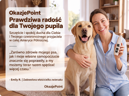 Elektryczna szlifierka do pazurów dla zwierząt z wyświetlaczem LED