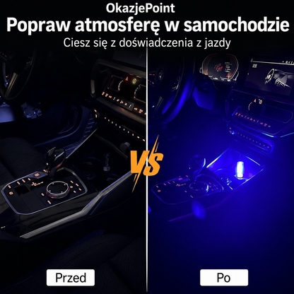 Lampka nocna USB do samochodu