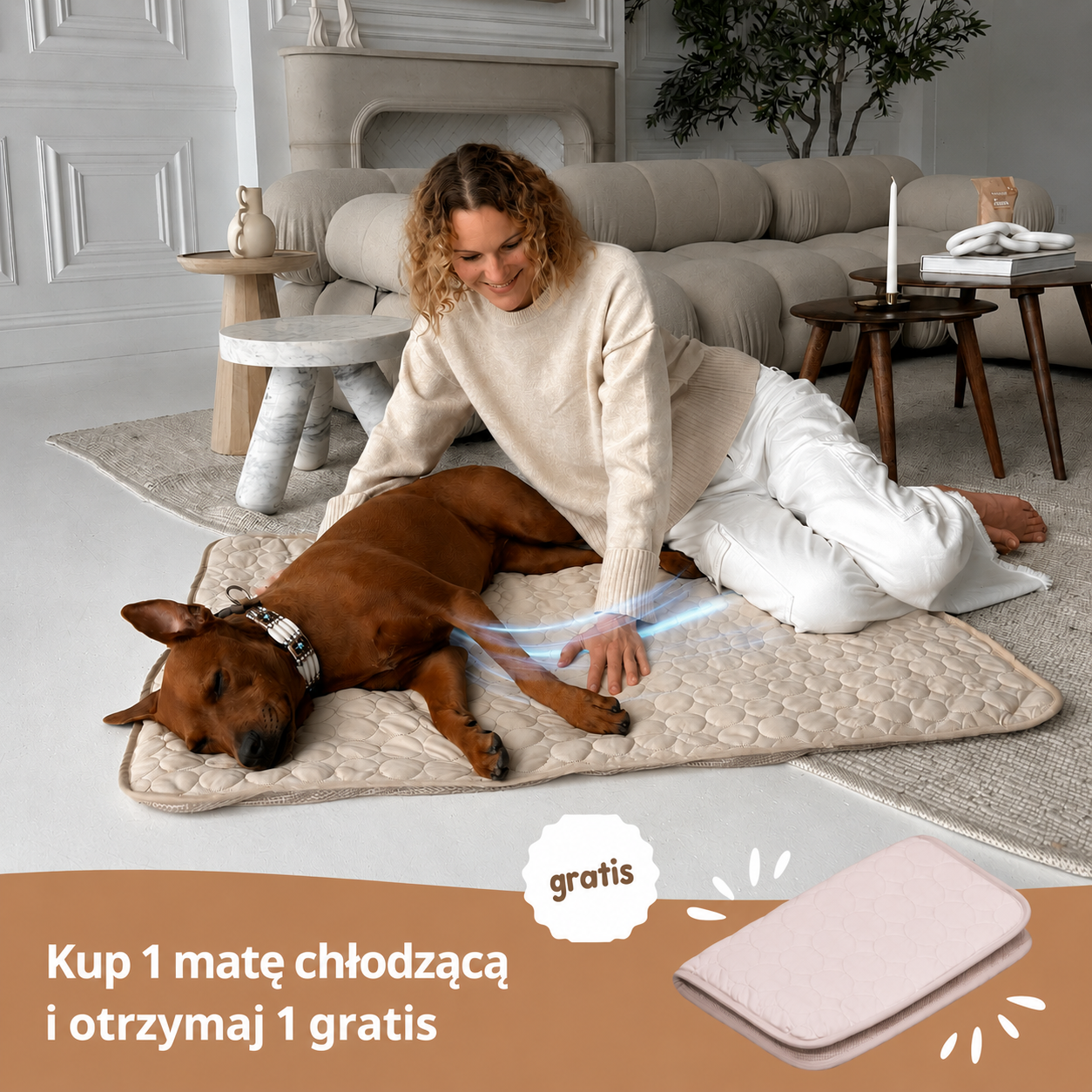 ArcticCloud® – Chłodząca mata dla psa (1+1 GRATIS)