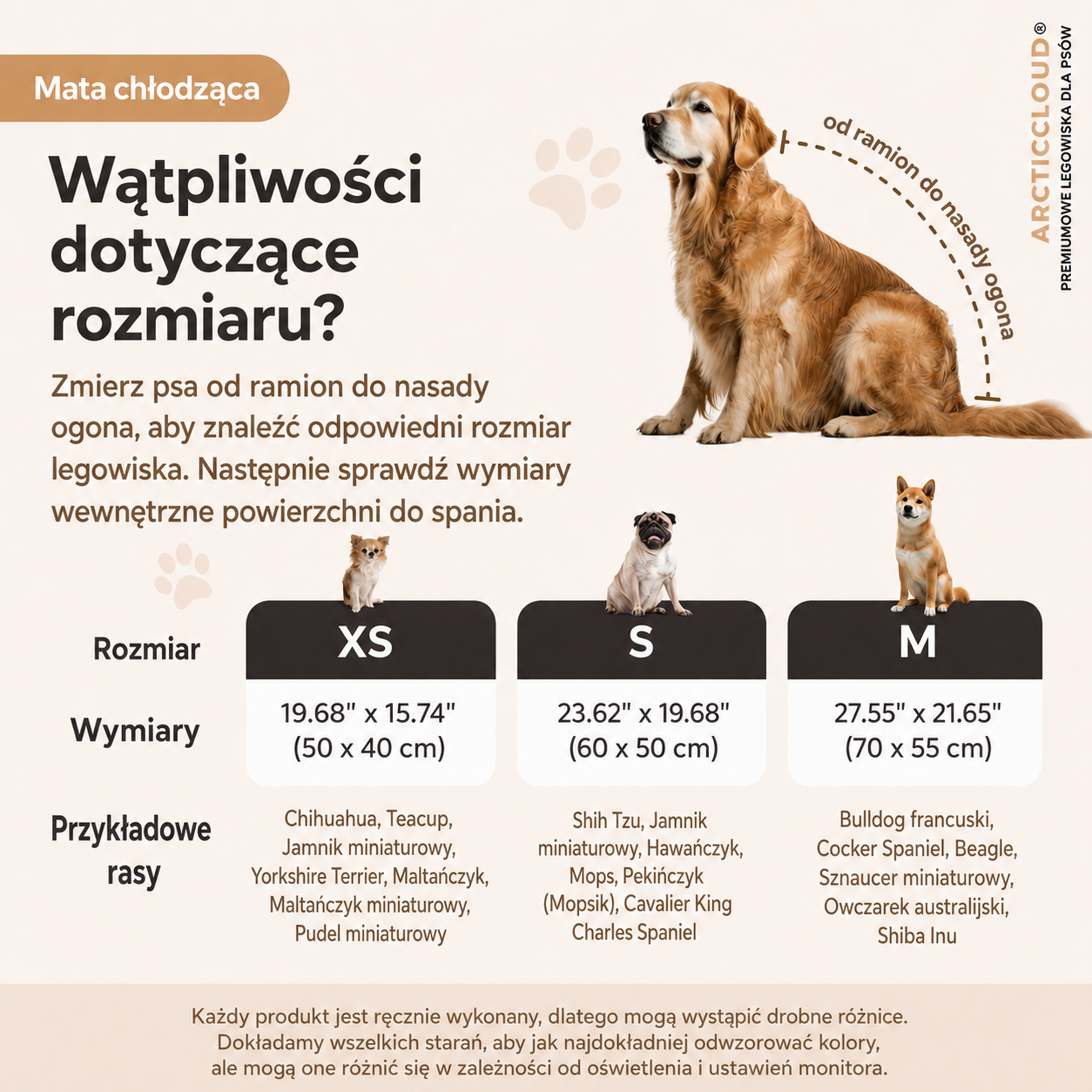ArcticCloud® – Chłodząca mata dla psa (1+1 GRATIS)