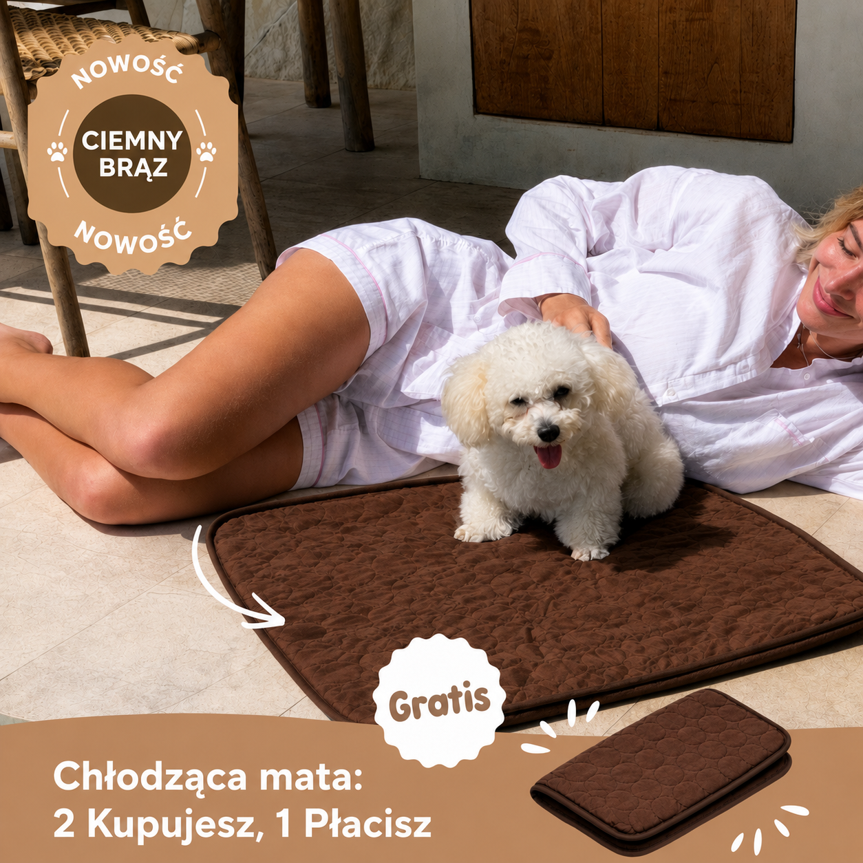 ArcticCloud® – Chłodząca mata dla psa (1+1 GRATIS)
