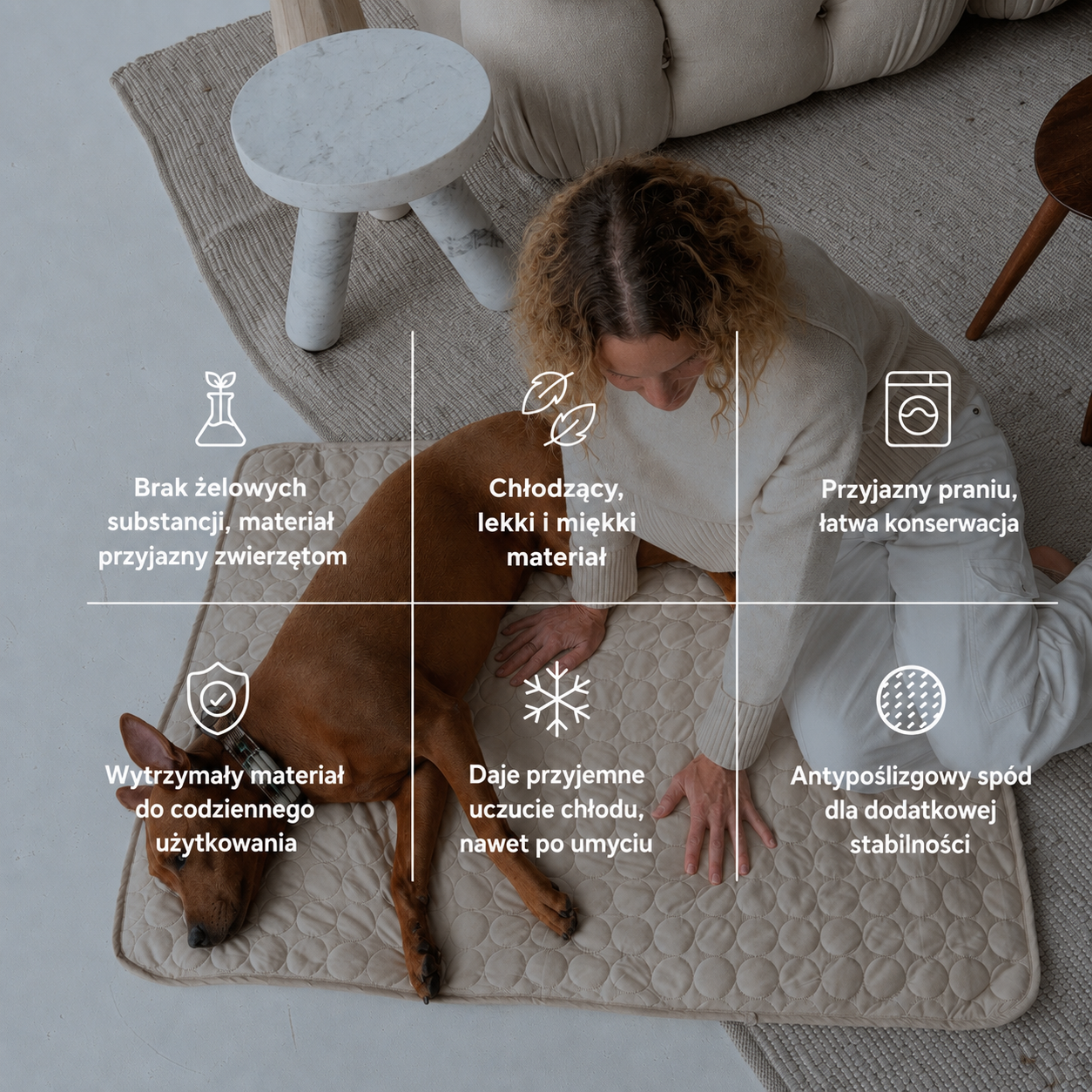 ArcticCloud® – Chłodząca mata dla psa (1+1 GRATIS)