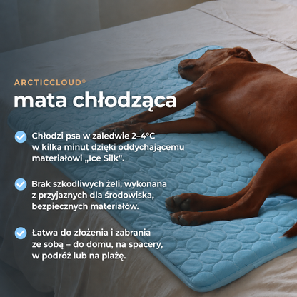 ArcticCloud® – Chłodząca mata dla psa (1+1 GRATIS)