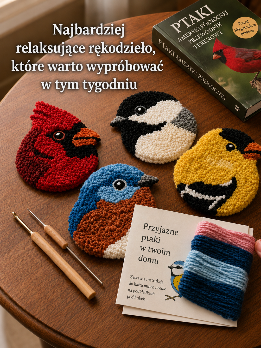 Zestaw DIY do Haftowania Podkładek pod Kubki