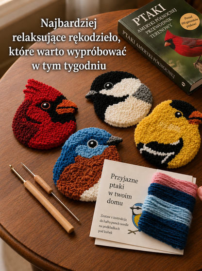 Zestaw DIY do Haftowania Podkładek pod Kubki