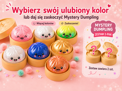 Glitter Dumpling Squishy – najsłodsza piłeczka antystresowa tego momentu