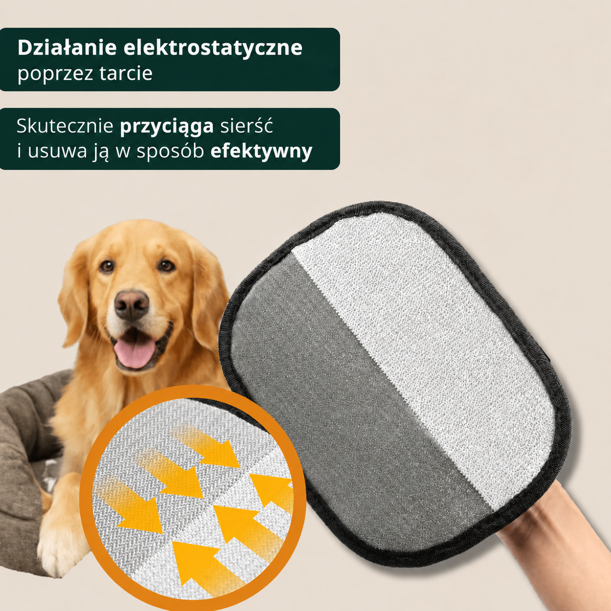 Wielokrotnego Użytku Usuwacz Sierści Zwierząt - Zestaw 2 Sztuk