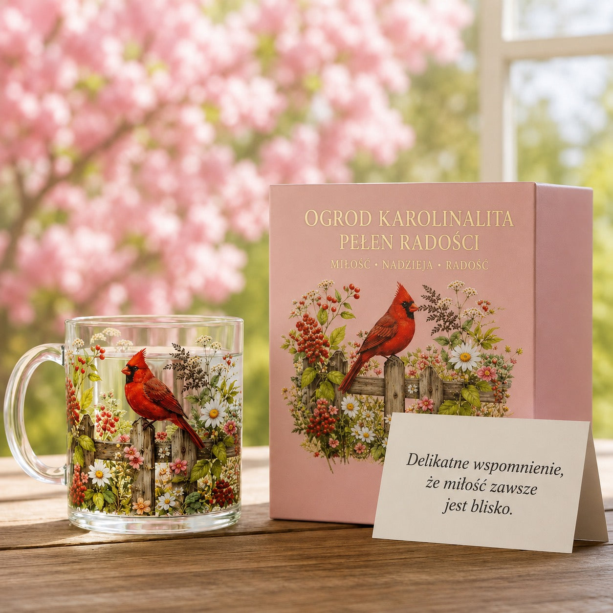 Letni Poranek – Szklanki z Kolibrem