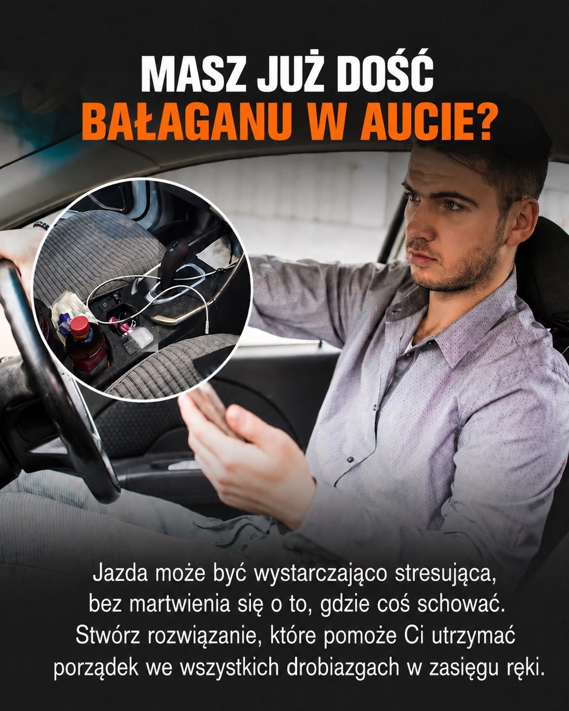 Wielofunkcyjny Skórzany Podłokietnik