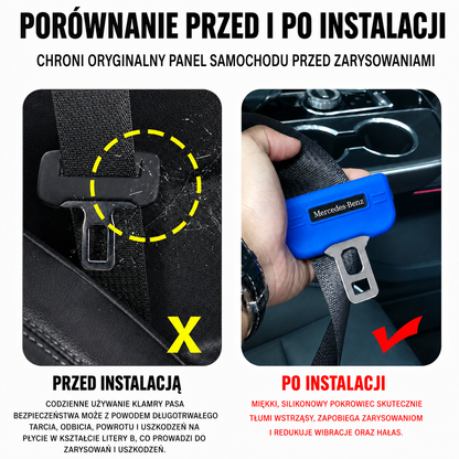 Osłona pasa bezpieczeństwa z logo