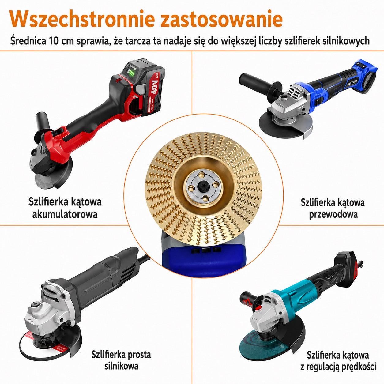 CarveX Precyzyjne Tarcze Szlifierskie - Zestaw 3-częściowy