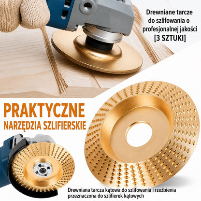 CarveX Precyzyjne Tarcze Szlifierskie - Zestaw 3-częściowy