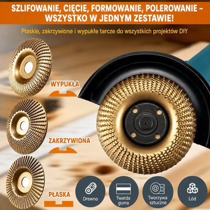 CarveX Precyzyjne Tarcze Szlifierskie - Zestaw 3-częściowy
