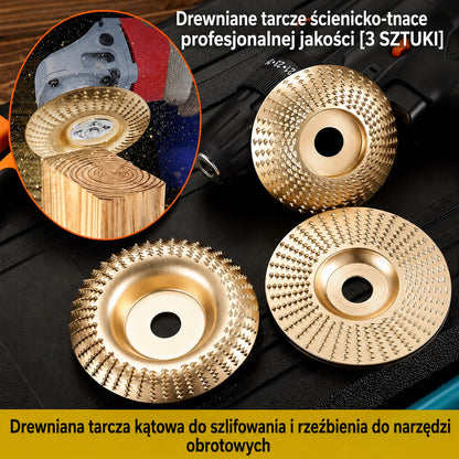 CarveX Precyzyjne Tarcze Szlifierskie - Zestaw 3-częściowy