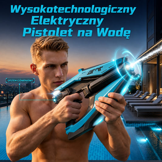 Elektryczny pistolet na wodę z efektami LED i mgły