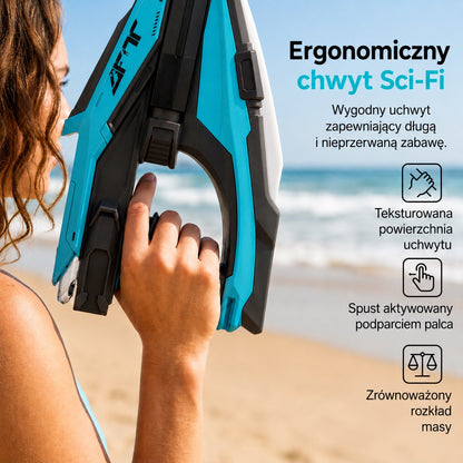 Elektryczny pistolet na wodę z efektami LED i mgły