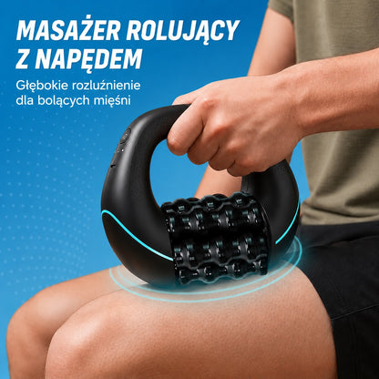 Elektryczny ręczny masażer rolkowy – Głęboki masaż ugniatający