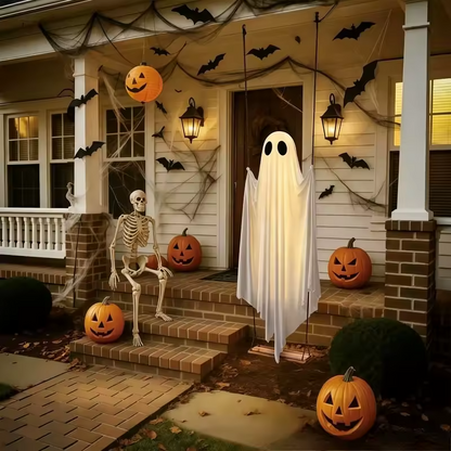 Huśtawka z duchem z oświetleniem LED – tegoroczna nowość na Halloween!