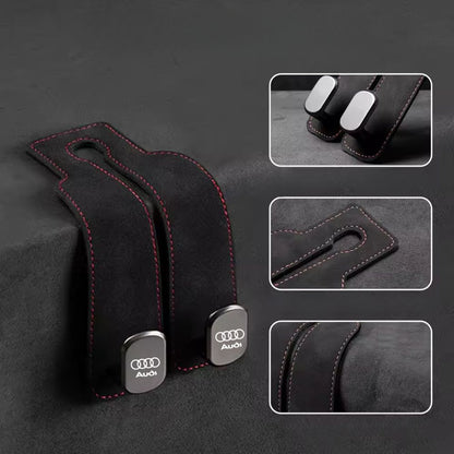 Podwójny haczyk samochodowy z logo – ultimate organizer do auta