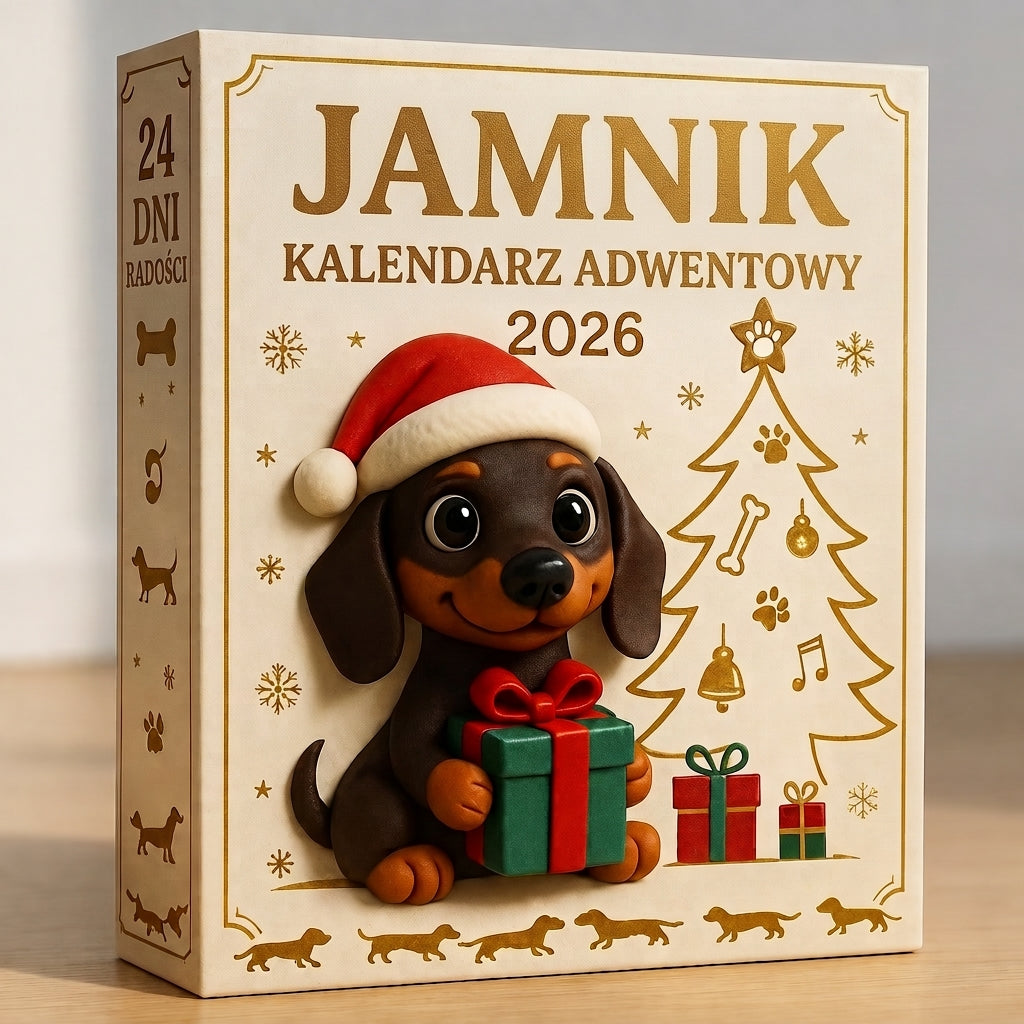 Kalendarz Adwentowy z Jamnikiem