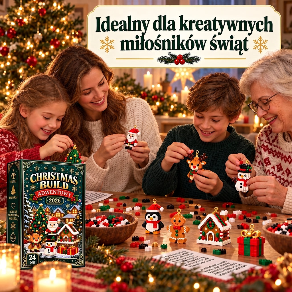 Świąteczny Projekt Konstrukcyjny – Każdego dnia buduj nową figurkę świąteczną aż do Bożego Narodzenia 🎄