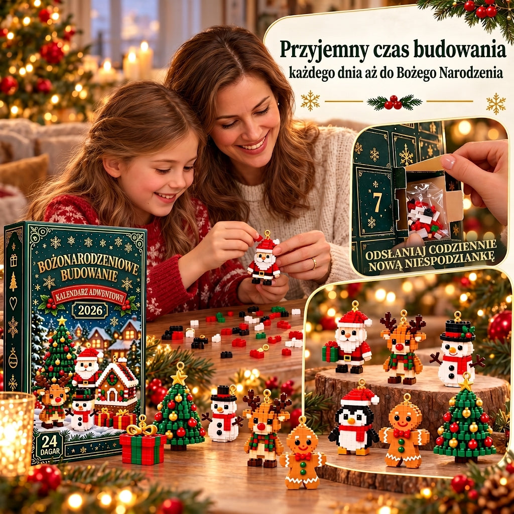 Świąteczny Projekt Konstrukcyjny – Każdego dnia buduj nową figurkę świąteczną aż do Bożego Narodzenia 🎄