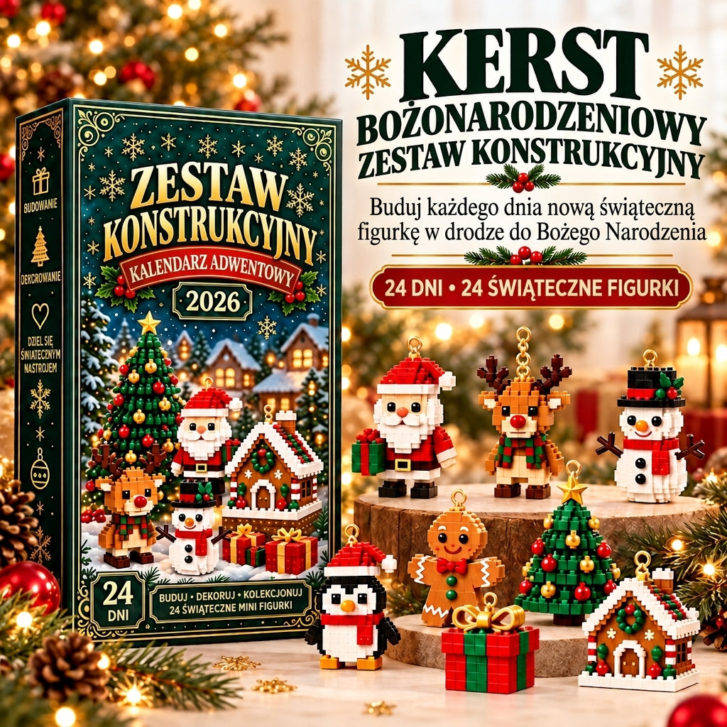 Świąteczny Projekt Konstrukcyjny – Każdego dnia buduj nową figurkę świąteczną aż do Bożego Narodzenia 🎄