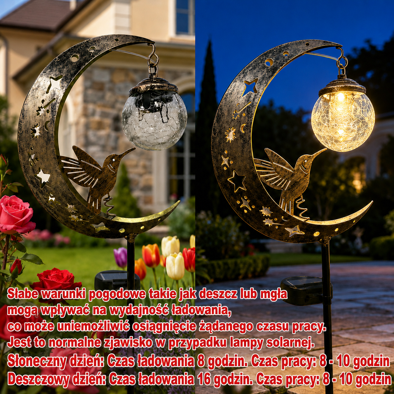 Lampa Solarna LunaBird