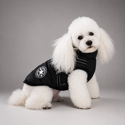 Petstar™ – Wodoodporna kurtka zimowa z wbudowanymi szelkami