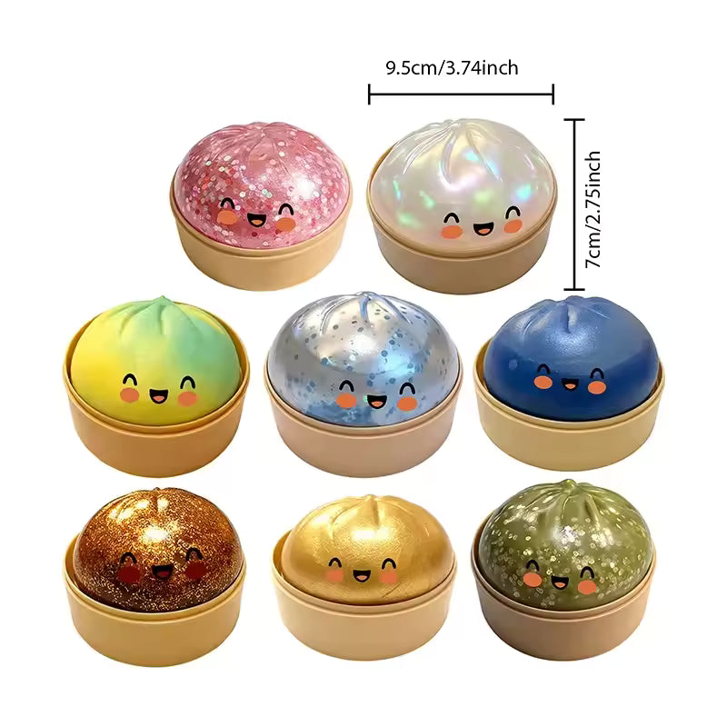 Glitter Dumpling Squishy – najsłodsza piłeczka antystresowa tego momentu