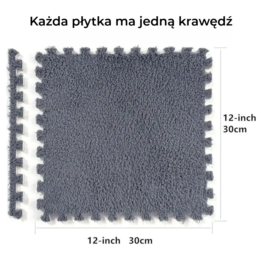SoftStep PlayTiles – Miękkie, modułowe płytki podłogowe zapewniające bezpieczną zabawę i stylowe wnętrze. (Opakowanie 10 sztuk)
