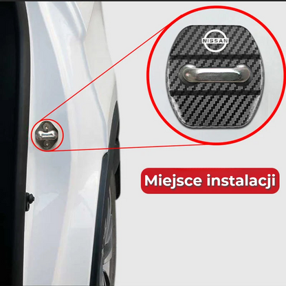Luksusowe nakładki ochronne na zamki drzwi | 4 sztuki