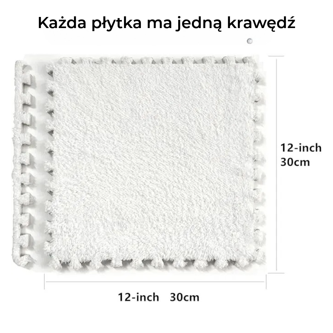 SoftStep PlayTiles – Miękkie, modułowe płytki podłogowe zapewniające bezpieczną zabawę i stylowe wnętrze. (Opakowanie 10 sztuk)