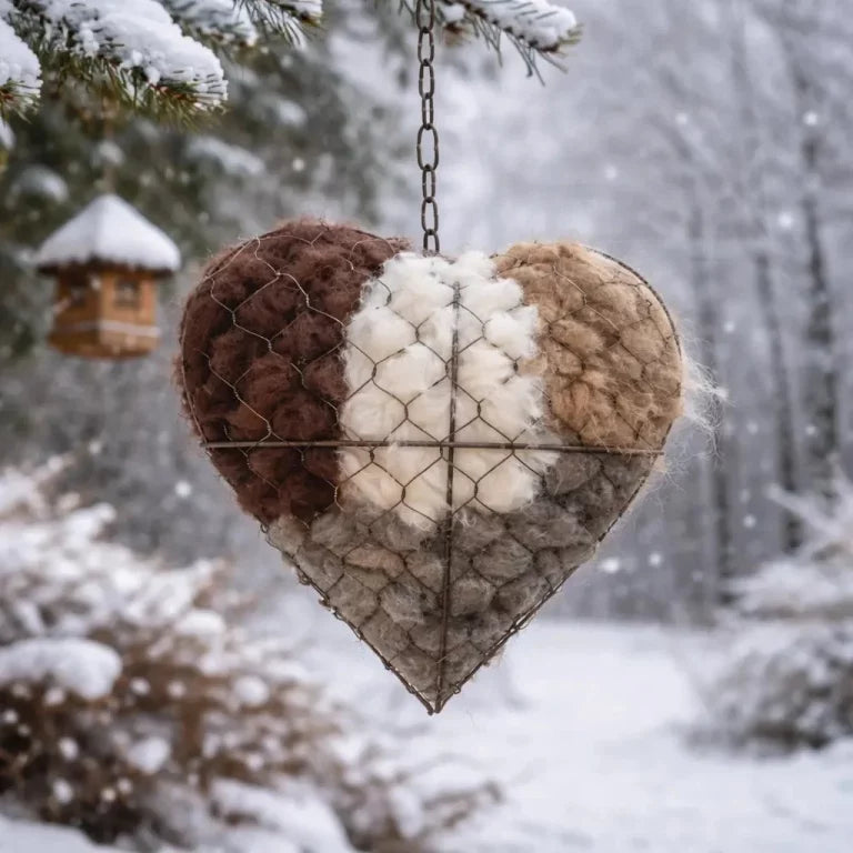 Heart Nest™ – Miękkie ptasie serce do ogrodu