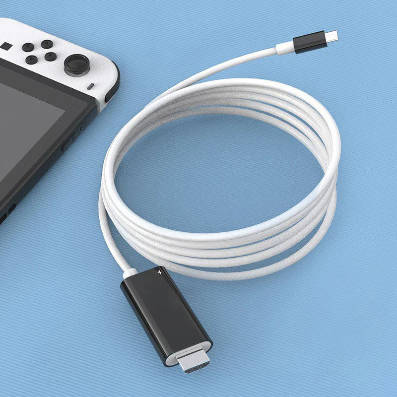 Adapter USB-C do HDMI – Przesyłaj obraz, graj i ładuj jednocześnie – Do Switch, telefonu i tabletu