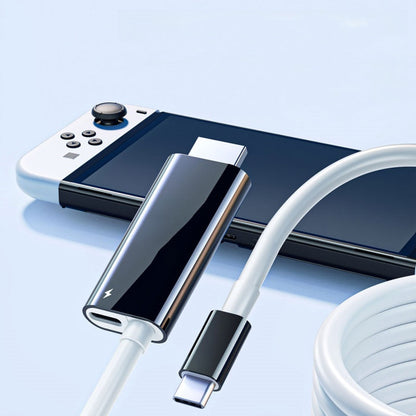 Adapter USB-C do HDMI – Przesyłaj obraz, graj i ładuj jednocześnie – Do Switch, telefonu i tabletu