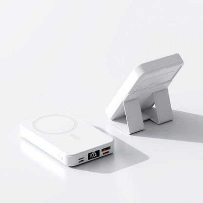 Magnetyczny Bezprzewodowy Powerbank ze Stojakiem